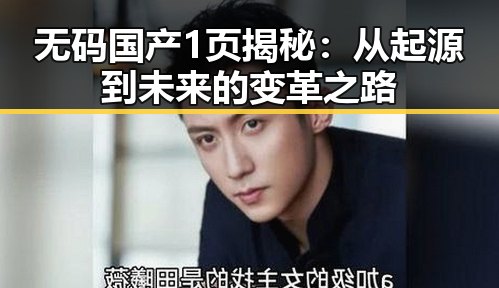 无码国产1页揭秘：从起源到未来的变革之路